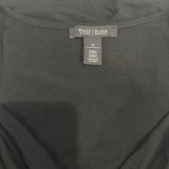 WHBM Black Sleeveless Top - Picture 8 of 8